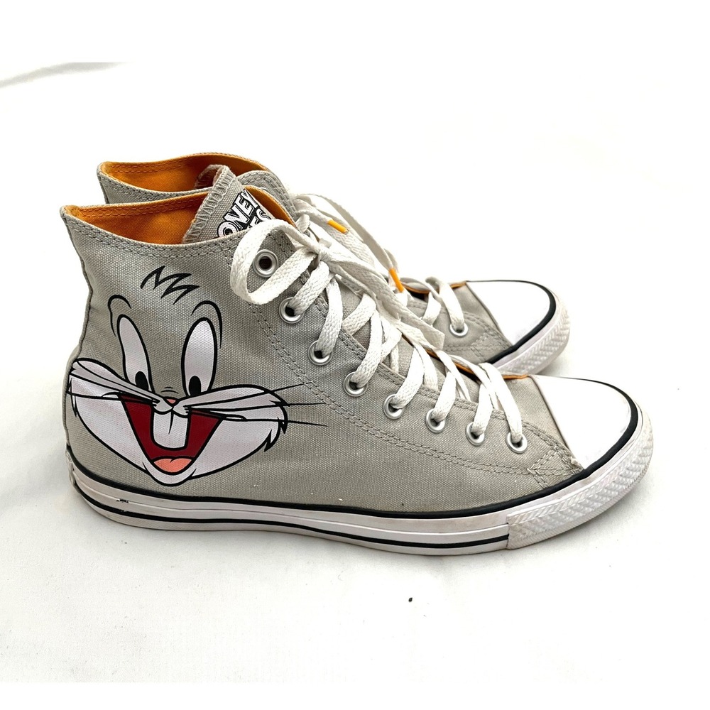 Converse x Looney Tunes Bugs Bunny Chuck Taylor Unisex 10 Mens 12 Womens Gray